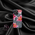 Midnight Lily iPhone Tough Case — MagSafe Compatible