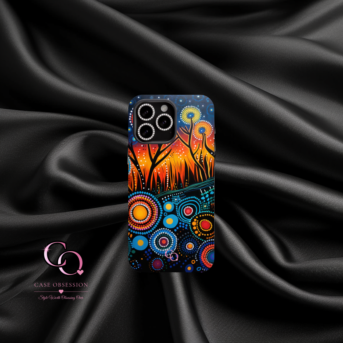Burning Amber  iPhone Tough Case