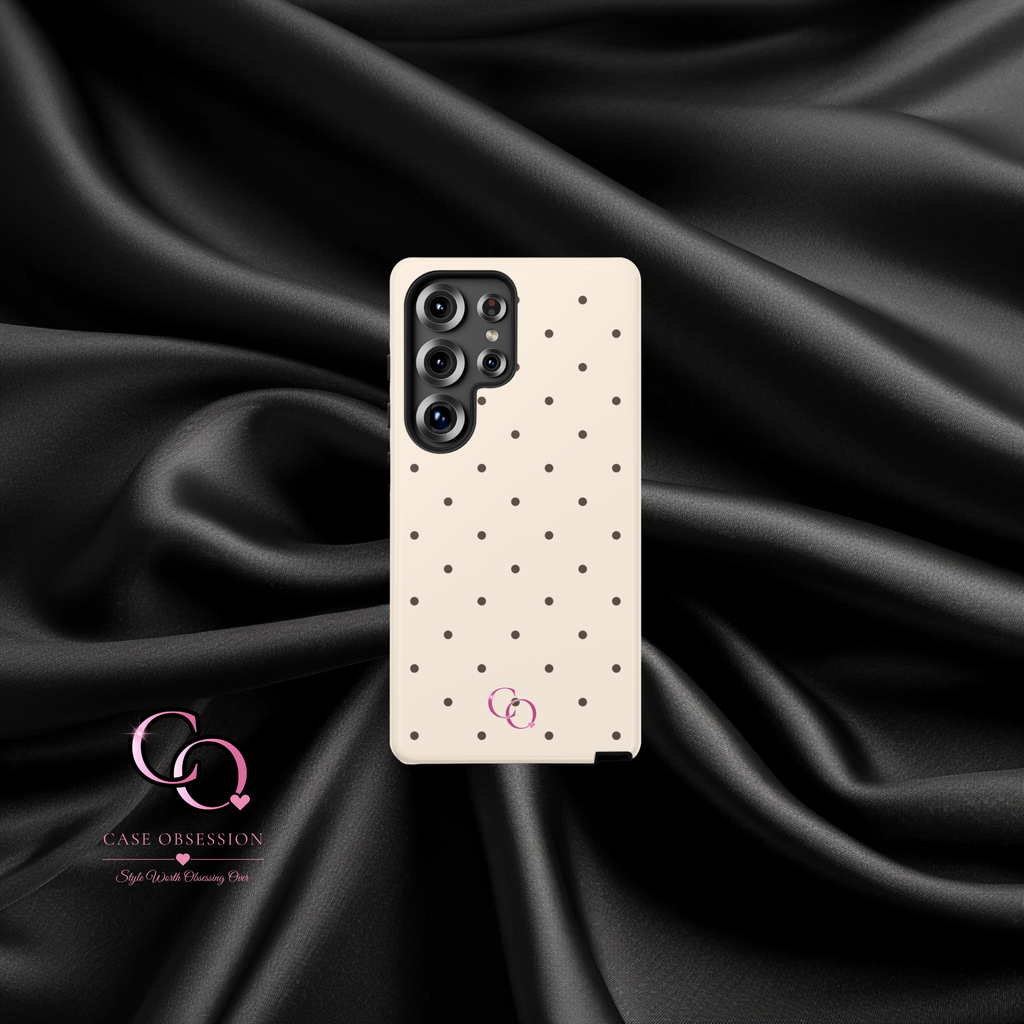 Espresso Polka Samsung Tough Case