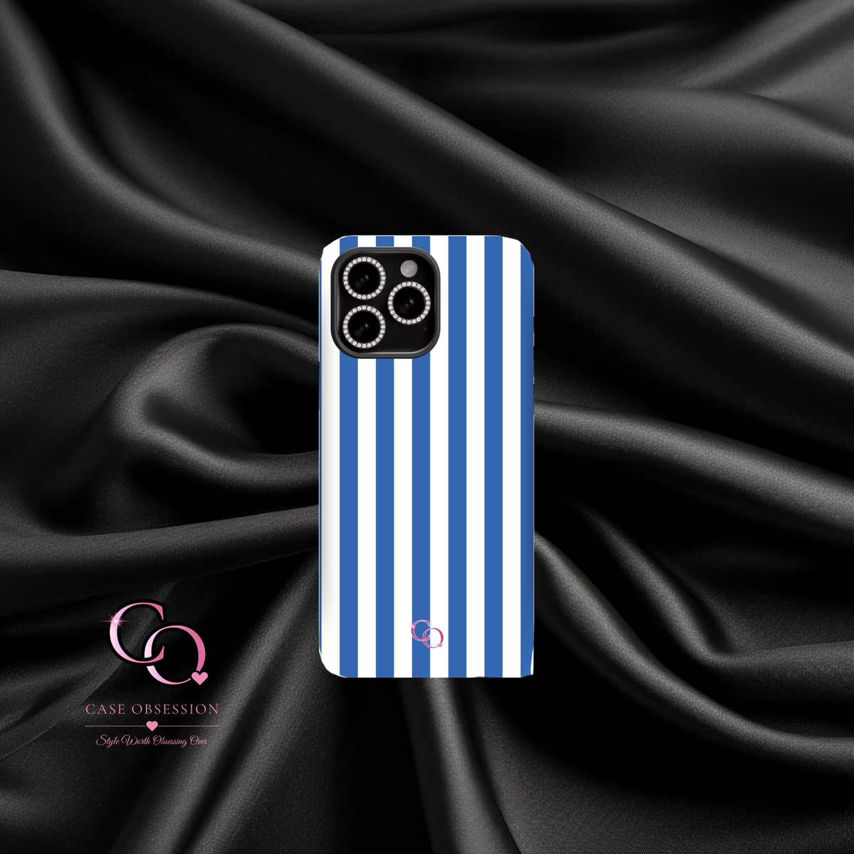 Azure Lines iPhone Tough Case