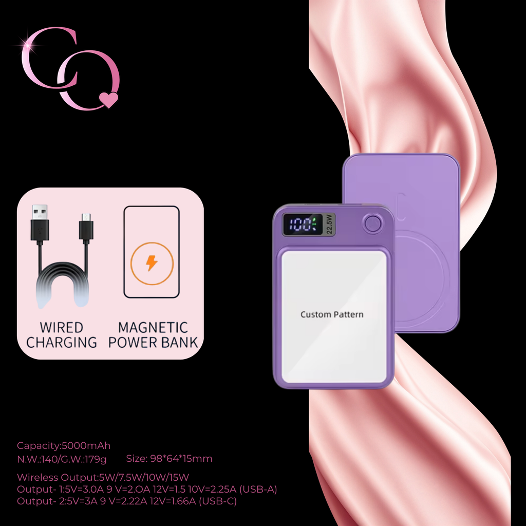 Magnetic Wireless Power Bank 5000mAh