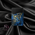 Sapphire Leopard Phone Card Wallet — Adhesive Card Holder