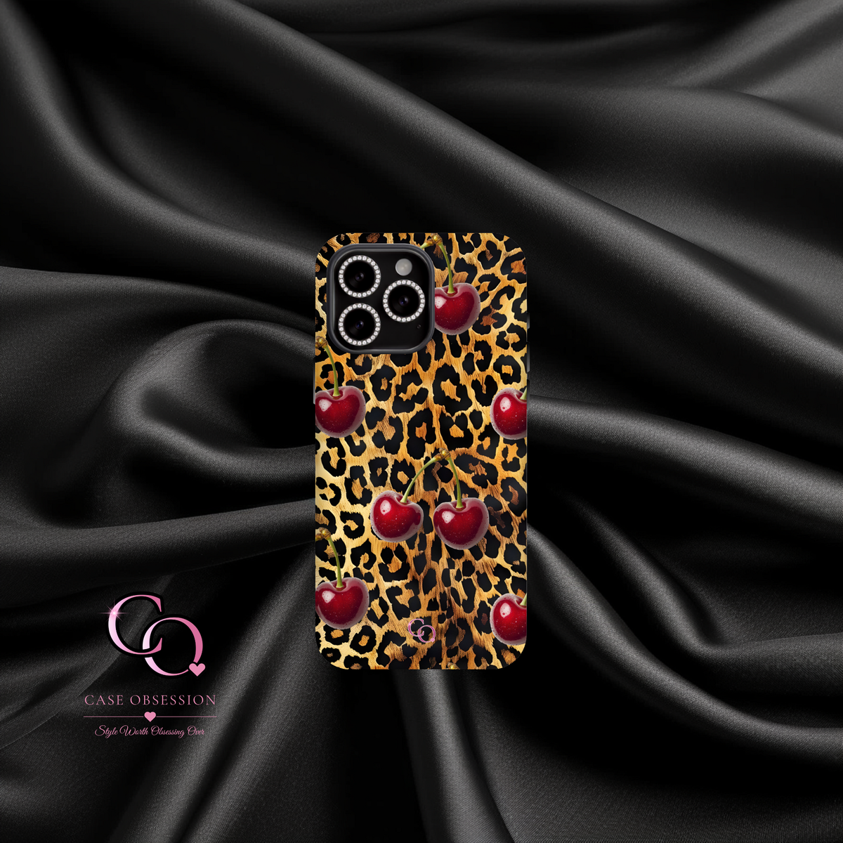 Wild Cherry iPhone Tough Case — MagSafe Compatible