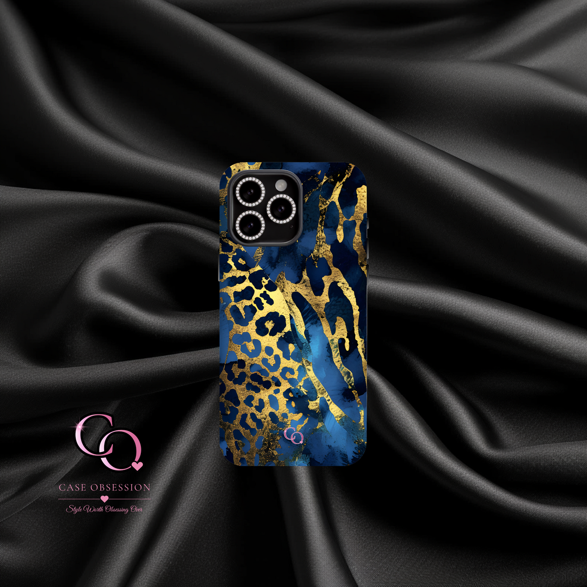 Sapphire Leopard iPhone Tough Case
