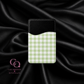 Sage Picnic Phone Card Wallet — Adhesive Card Holder