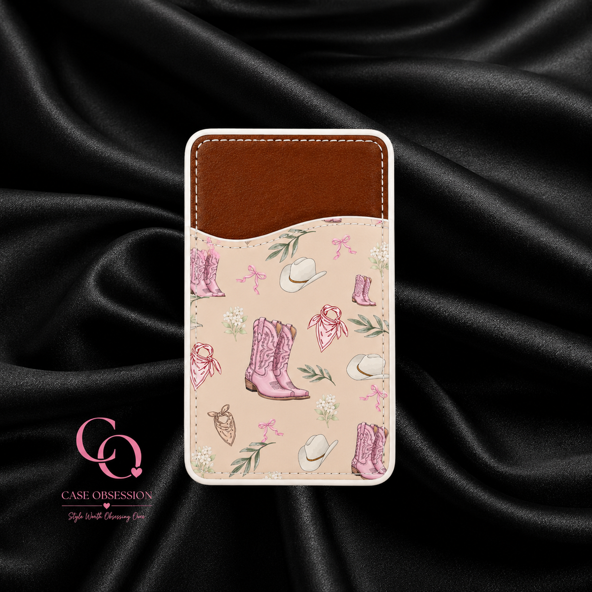 Rodeo Romance Phone Card Wallet — Adhesive Card Holder