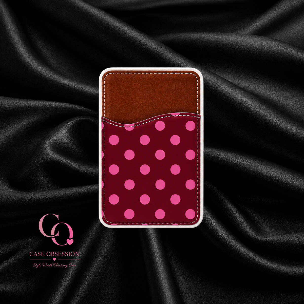 Cherry Pop Phone Card Wallet — Adhesive Card Holder