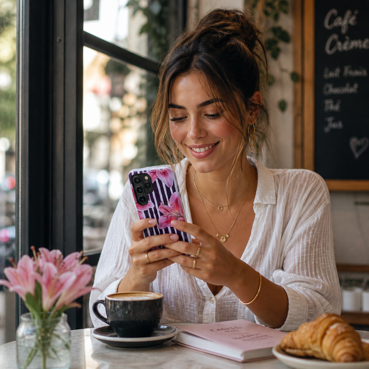 Midnight Lily Samsung Tough Case