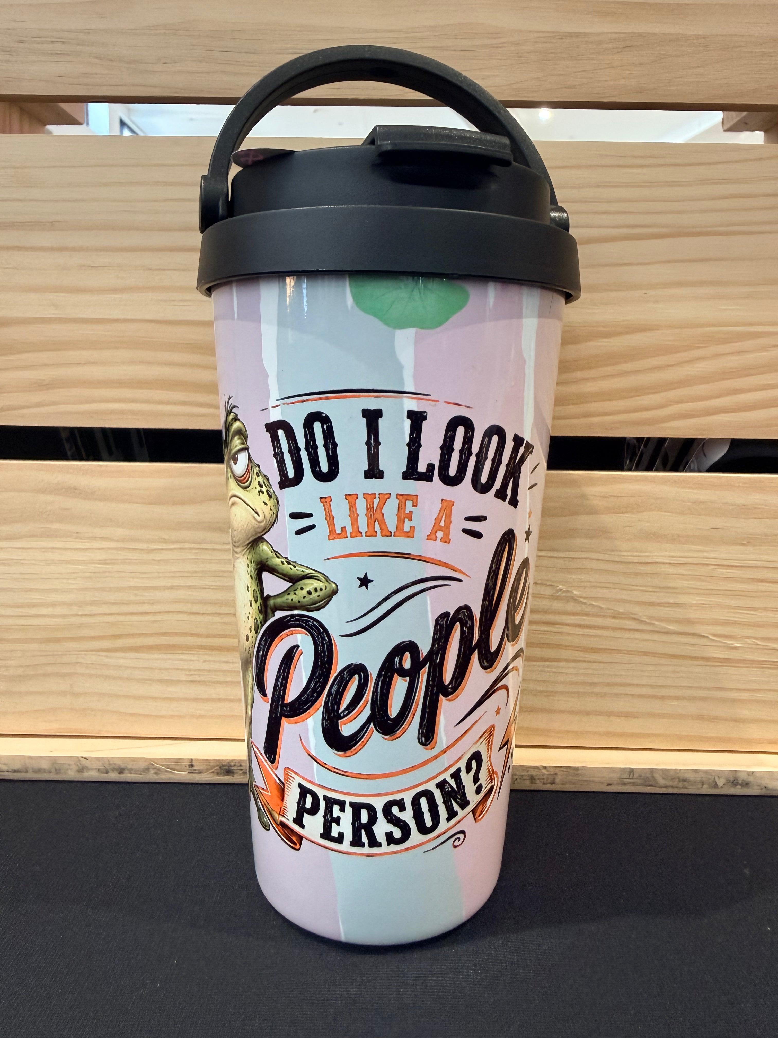 Stainless Steel, Takeaway cup with carry Handle (500ml)