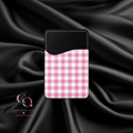 Strawberry Picnic Phone Card Wallet — Adhesive Card Holder